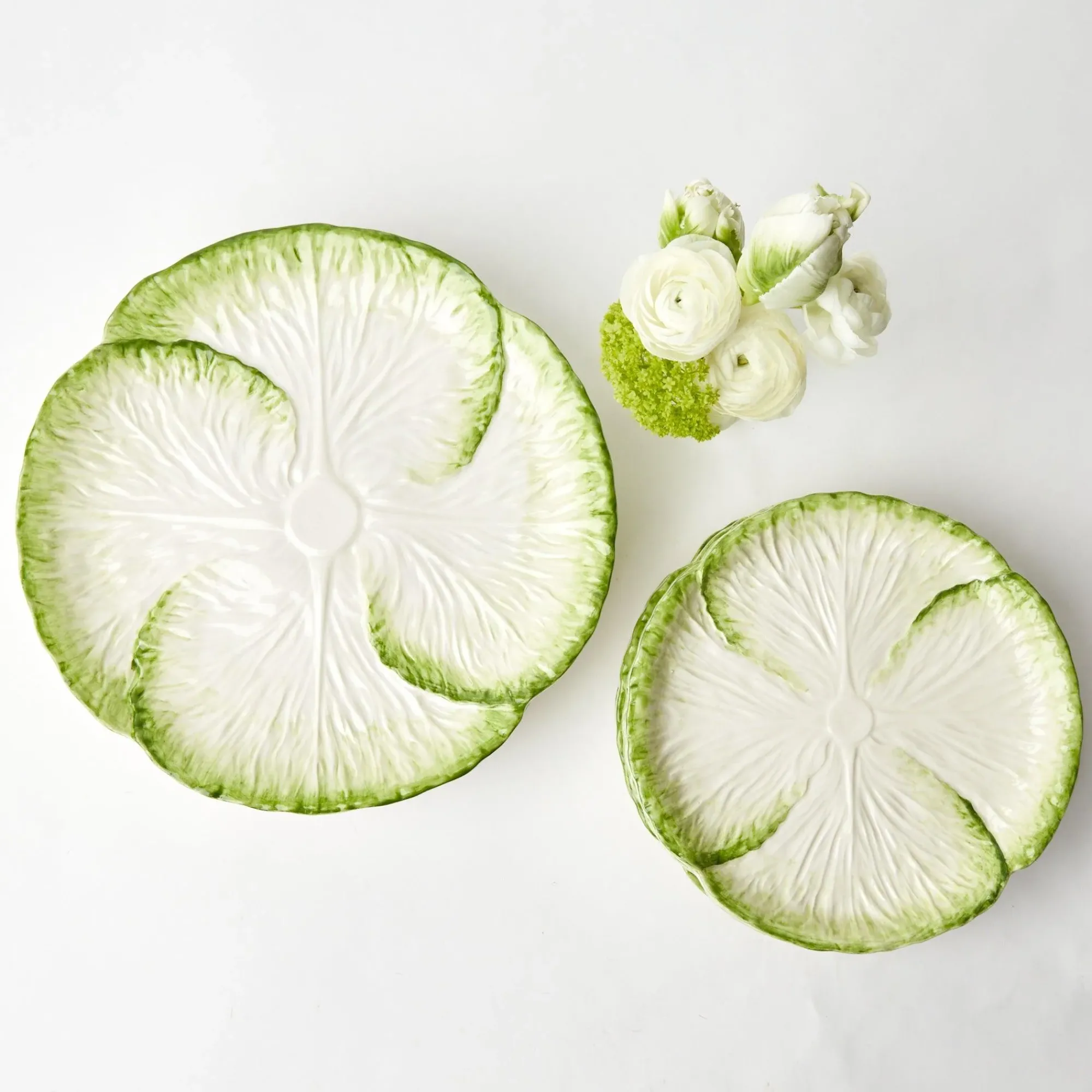 Capri Lettuce Dinner Plate|Mrs. Alice Hot