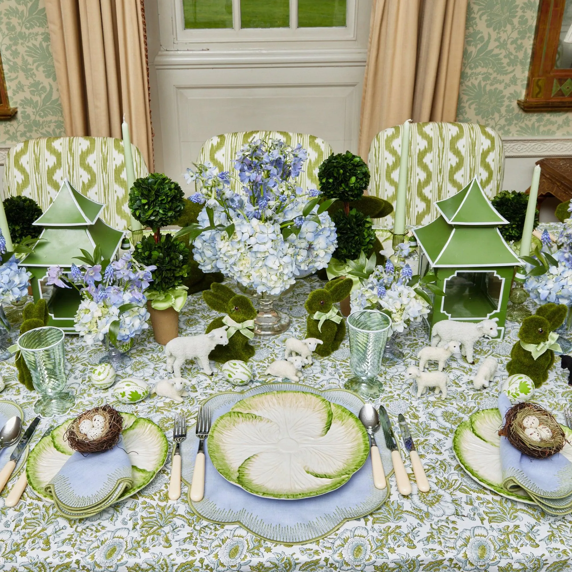 Capri Lettuce Dinner Plate|Mrs. Alice Hot