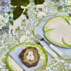 Capri Lettuce Dinner Plate|Mrs. Alice Hot