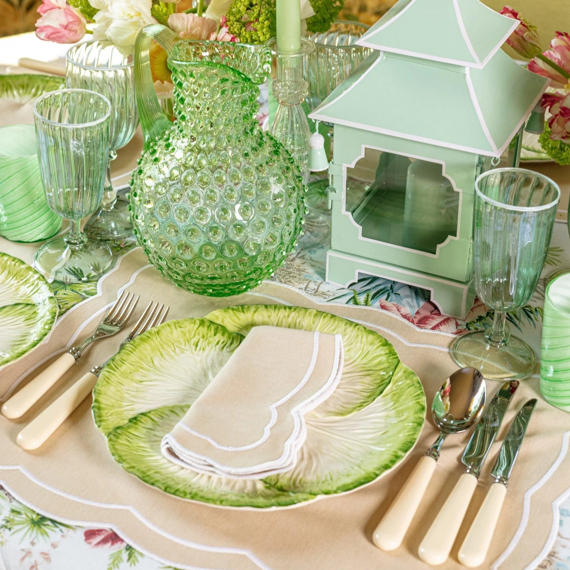 Capri Lettuce Dinner Plate (Set Of 4)|Mrs. Alice Hot