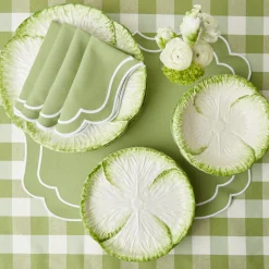 Capri Lettuce Dinner Plate (Set Of 4)|Mrs. Alice Clearance