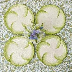 Capri Lettuce Dinner Plate (Set Of 4)|Mrs. Alice Clearance