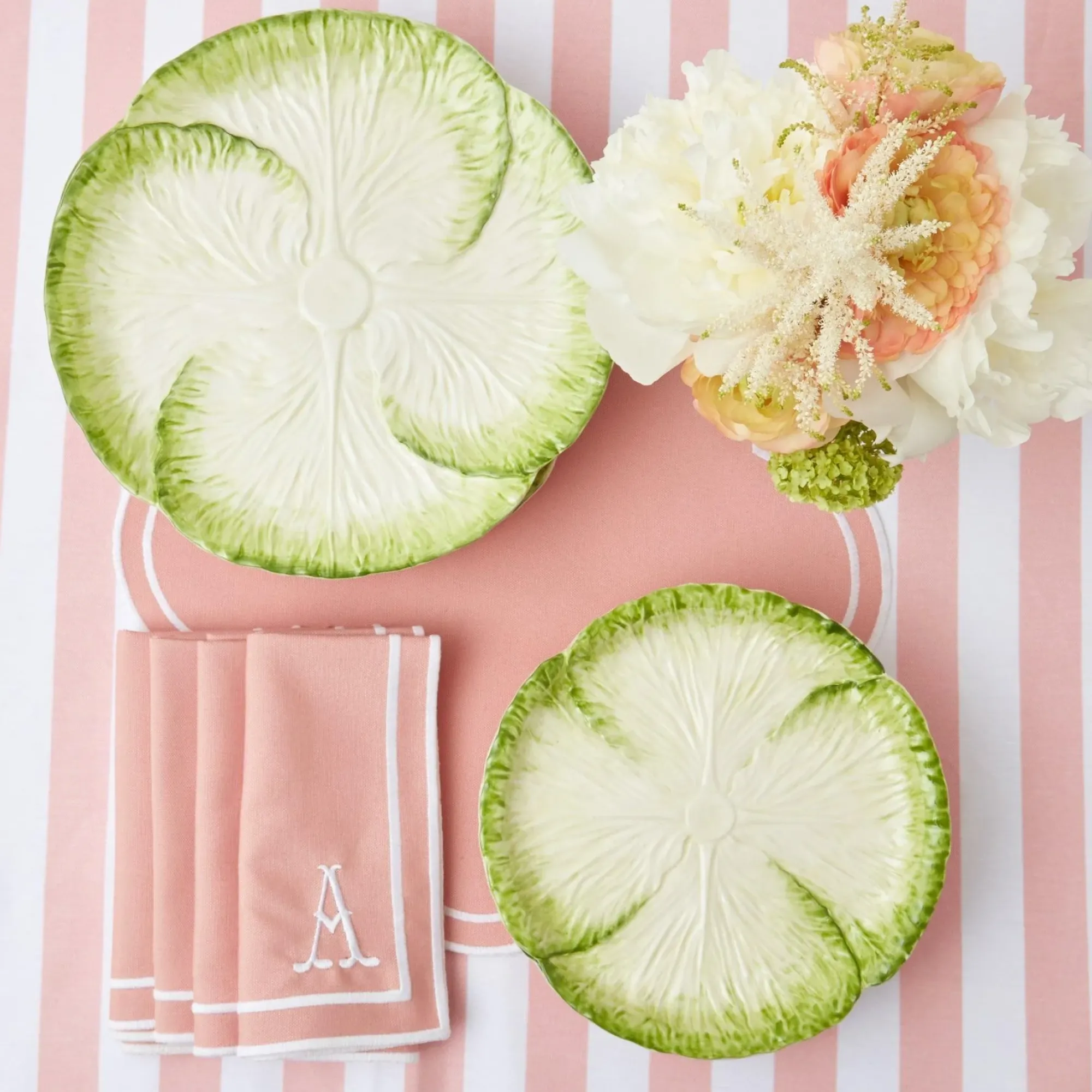 Capri Lettuce Starter Plate (Set Of 4)|Mrs. Alice Clearance