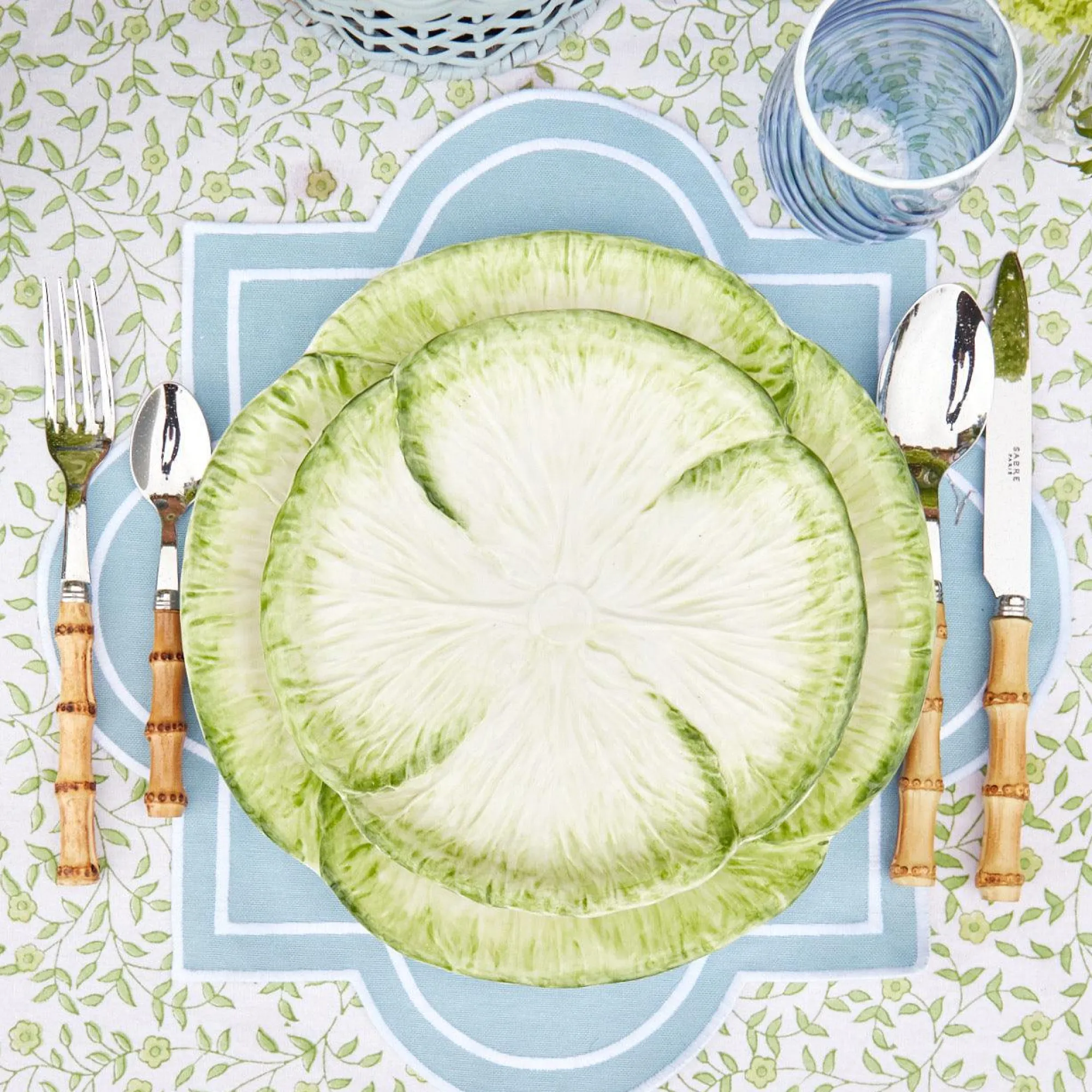 Capri Lettuce Starter Plate (Set Of 4)|Mrs. Alice Best