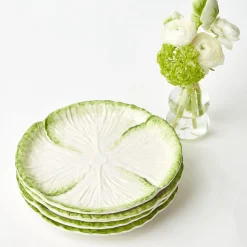 Capri Lettuce Starter Plate (Set Of 4)|Mrs. Alice Best