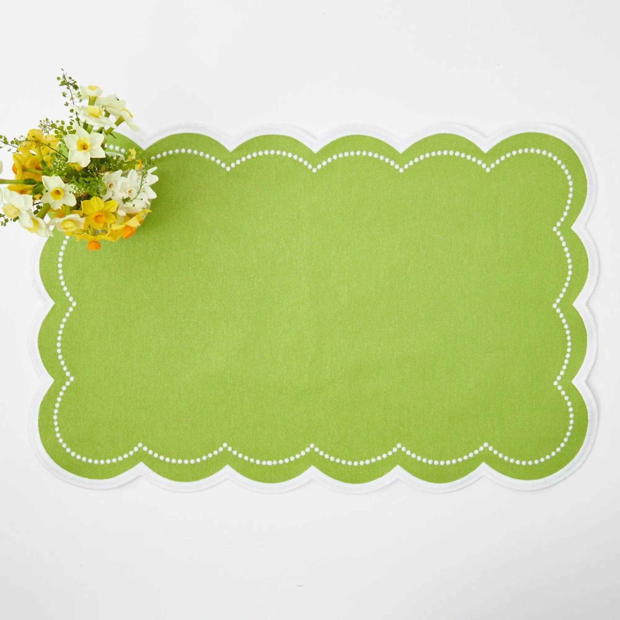 Cecily Green Tray Liner|Mrs. Alice Best