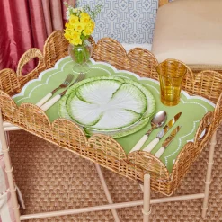 Cecily Green Tray Liner|Mrs. Alice Best