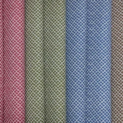 Chestnut Brown Lotus Flower Fabric|Mrs. Alice Clearance