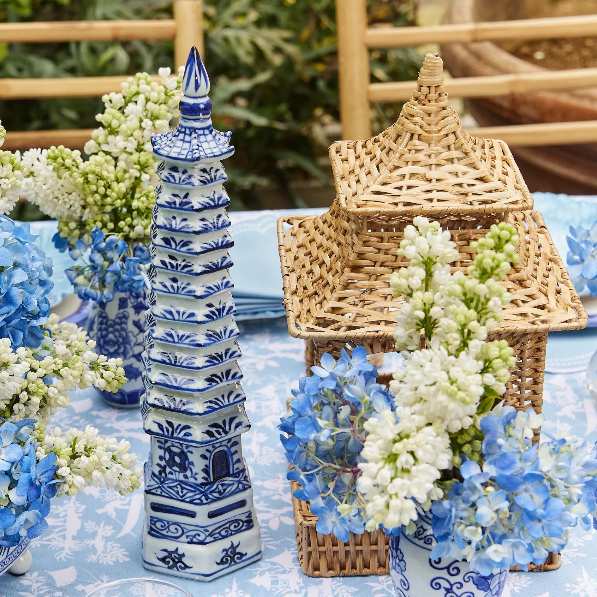 Chinoiserie Porcelain Pagoda|Mrs. Alice Discount