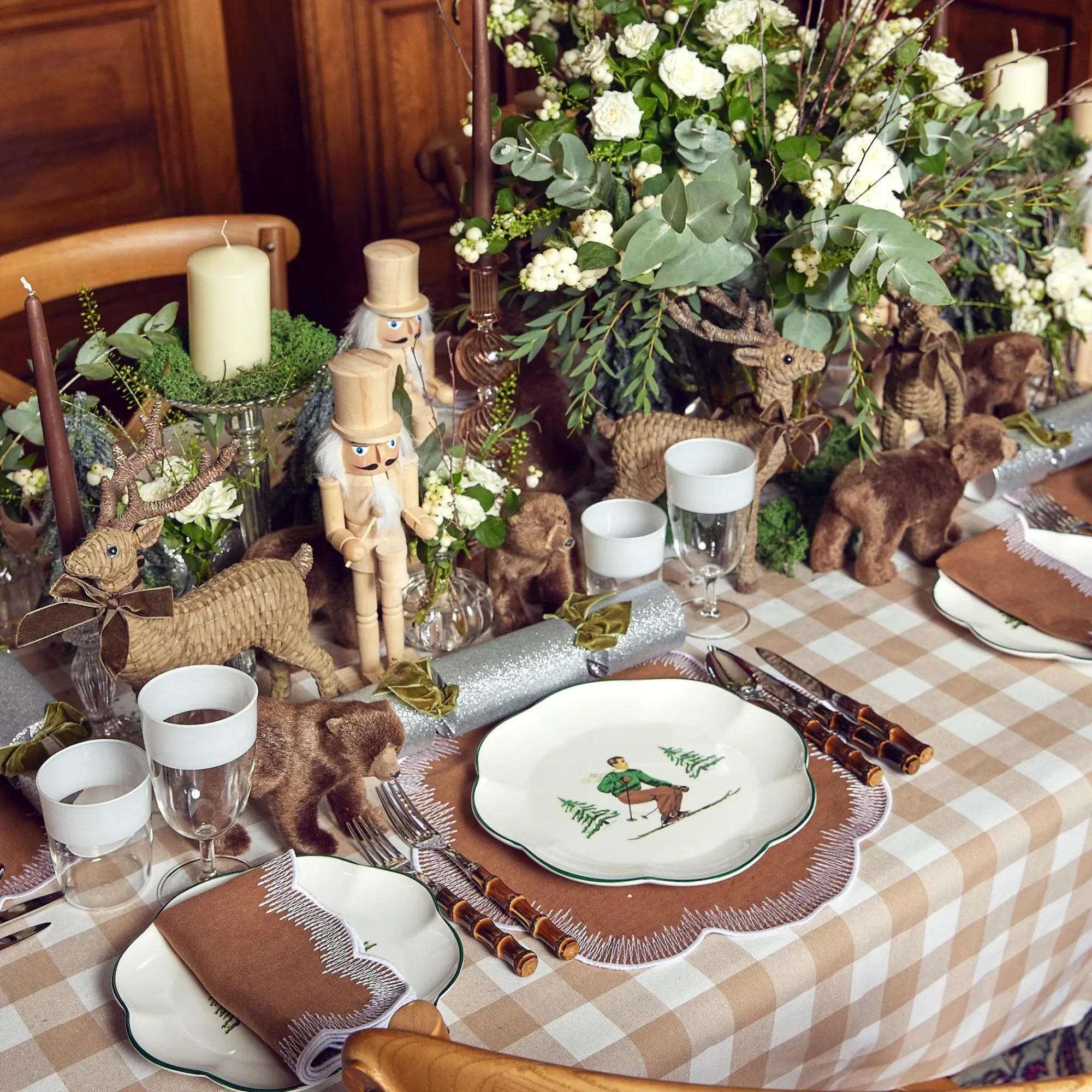 Chocolate Brown Candles (Set Of 8)|Mrs. Alice