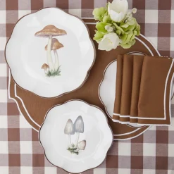 Chocolate Gingham Tablecloth|Mrs. Alice Online