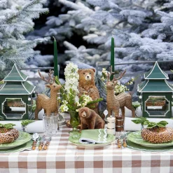 Chocolate Gingham Tablecloth|Mrs. Alice Online