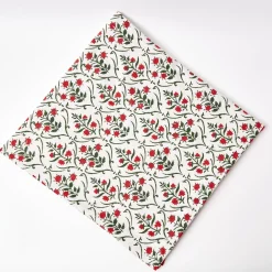 Christmas Garland Tablecloth|Mrs. Alice Clearance