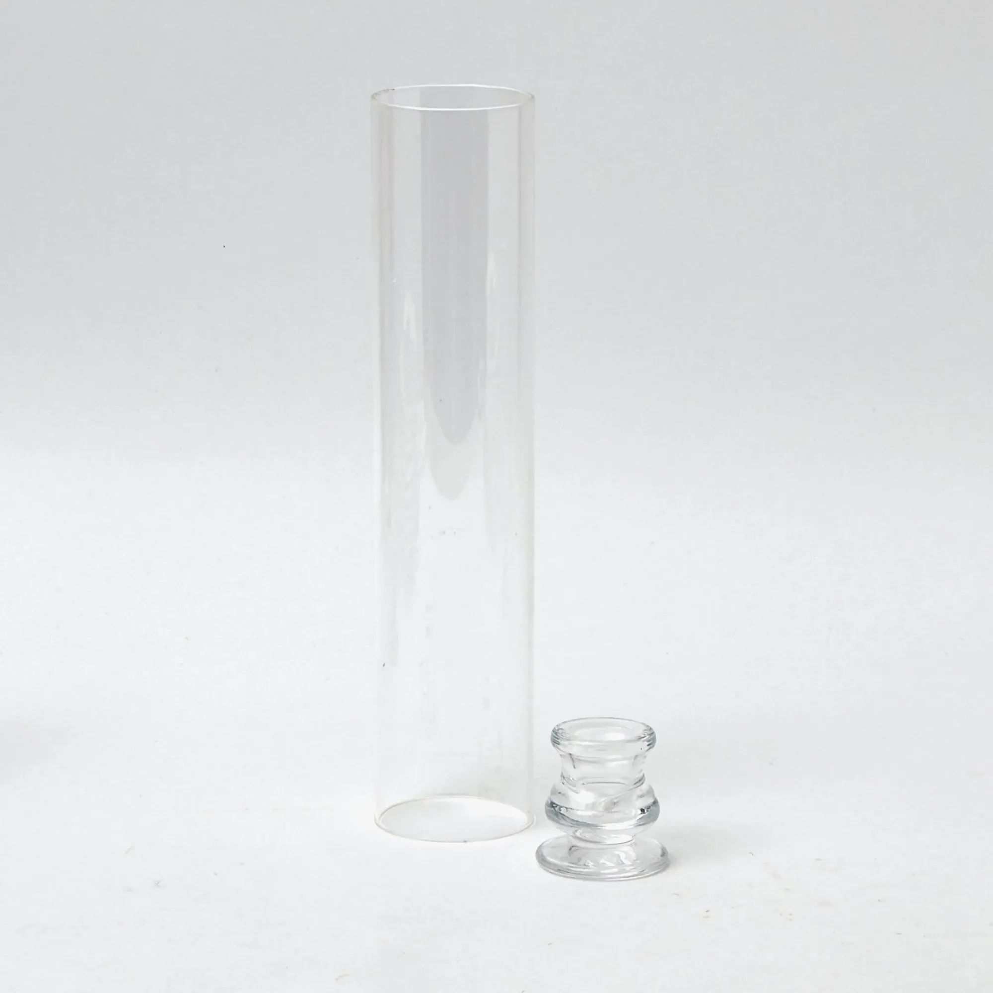 Claudia Glass Hurricane Candle Holder (Pair)|Mrs. Alice Clearance