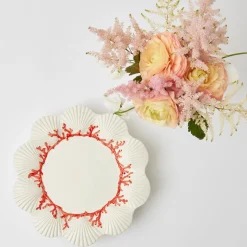 Coral Dinner Plate|Mrs. Alice Hot