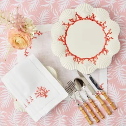 Coral Dinner Plate|Mrs. Alice Hot
