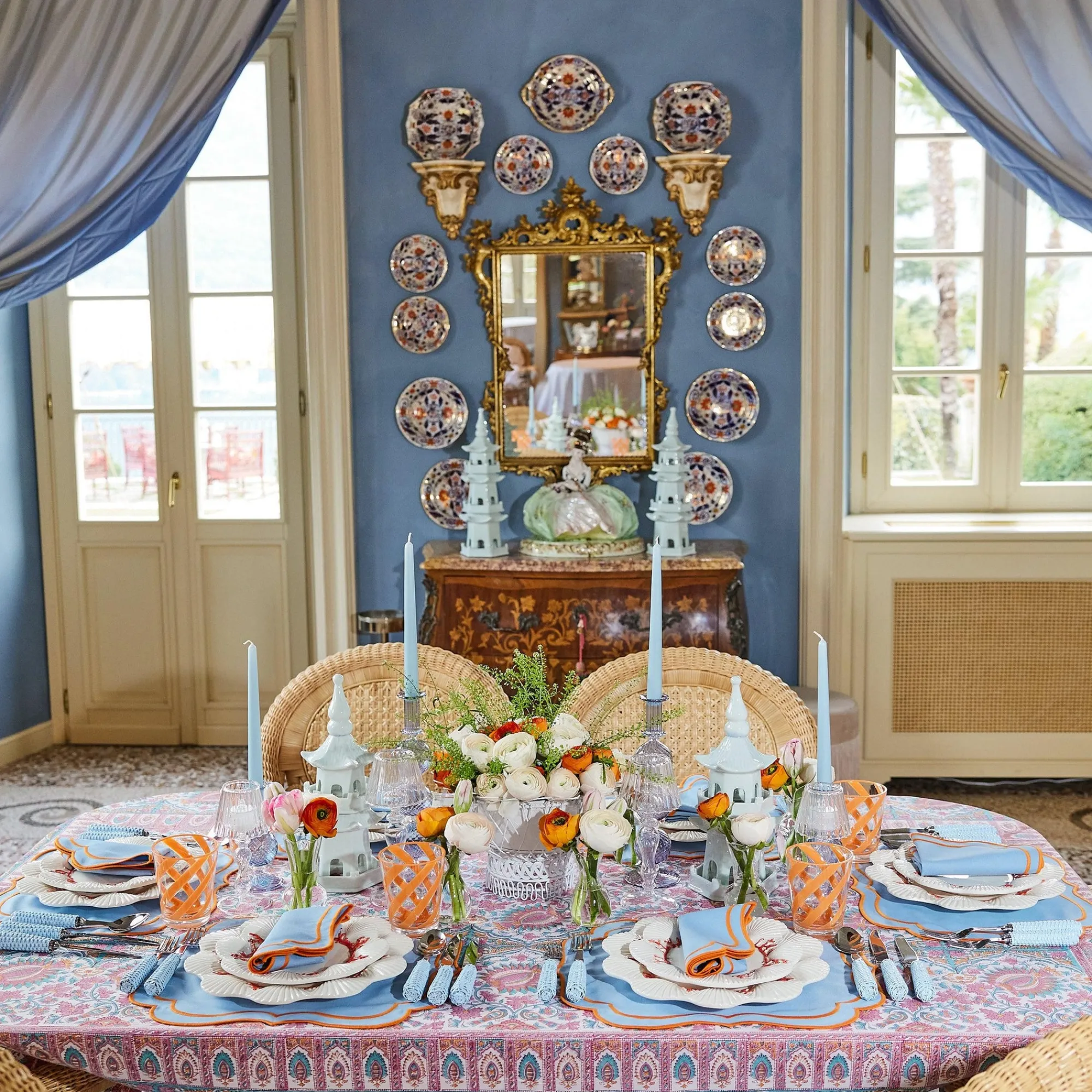 Coral Dinner Plate|Mrs. Alice Hot
