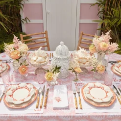 Coral Linen Placemats (Set Of 4)|Mrs. Alice