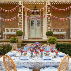 Coronation Blue Linen Napkins (Set Of 4)|Mrs. Alice Outlet