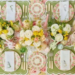 Dahlia Garland Dinner & Starter Plates (Set Of 8)|Mrs. Alice Sale