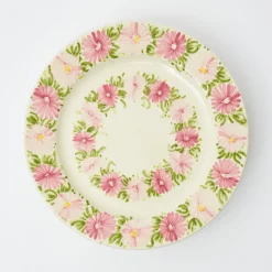 Dahlia Garland Dinner & Starter Plates (Set Of 8)|Mrs. Alice Clearance