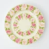Dahlia Garland Dinner Plate|Mrs. Alice Outlet