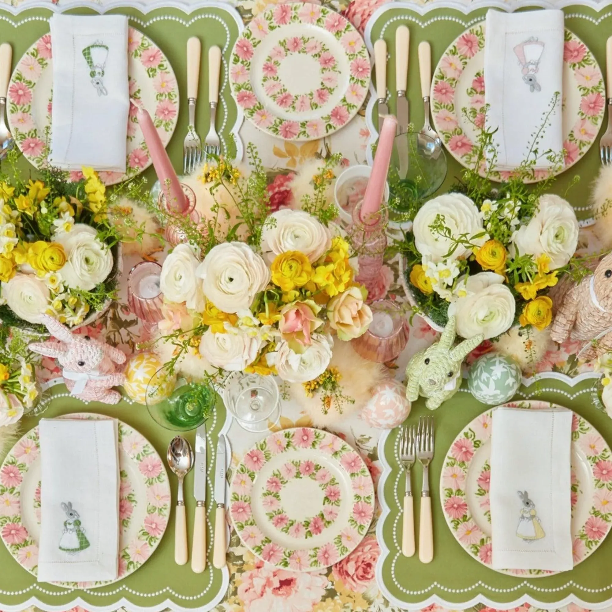 Dahlia Garland Dinner Plate|Mrs. Alice Outlet