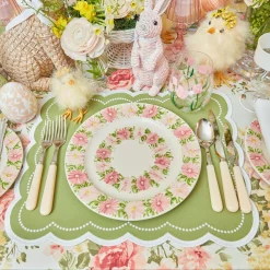 Dahlia Garland Dinner Plate|Mrs. Alice Outlet