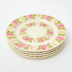 Dahlia Garland Dinner Plate (Set Of 4)|Mrs. Alice Online