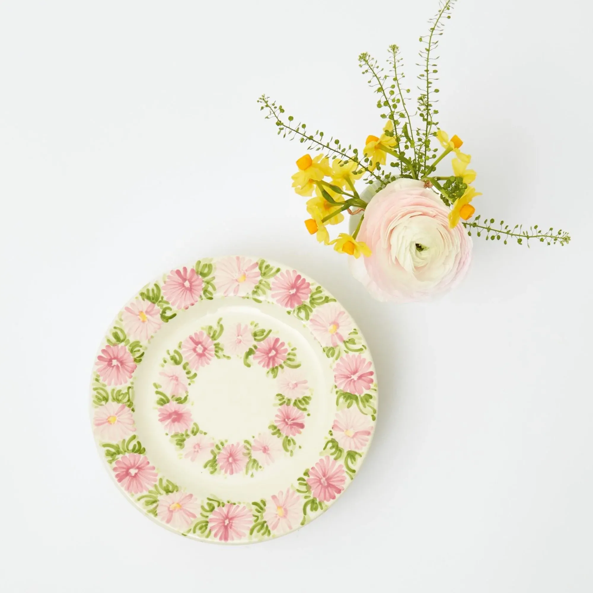 Dahlia Garland Starter Plate|Mrs. Alice Hot