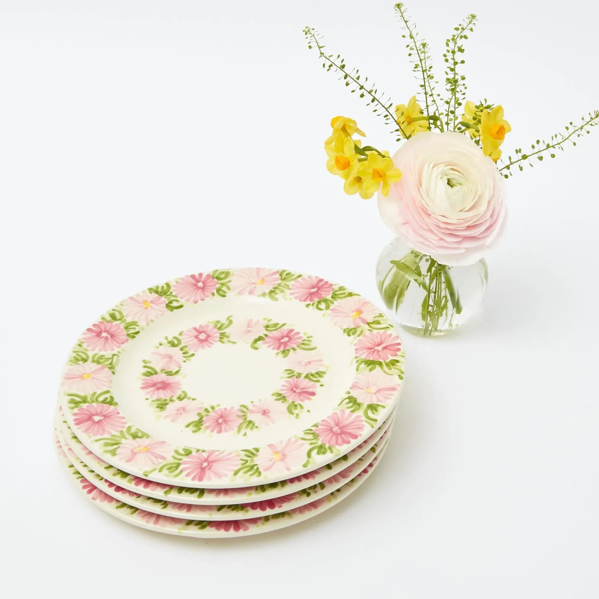 Dahlia Starter Plates (Set Of 4)|Mrs. Alice Discount