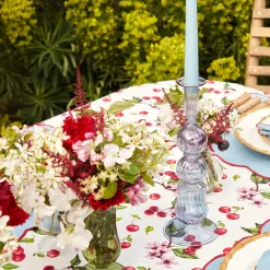 Delphine Blue Candle Holders (Pair)|Mrs. Alice Discount