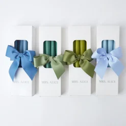 Dusty Green Candles (Set Of 8)|Mrs. Alice Outlet