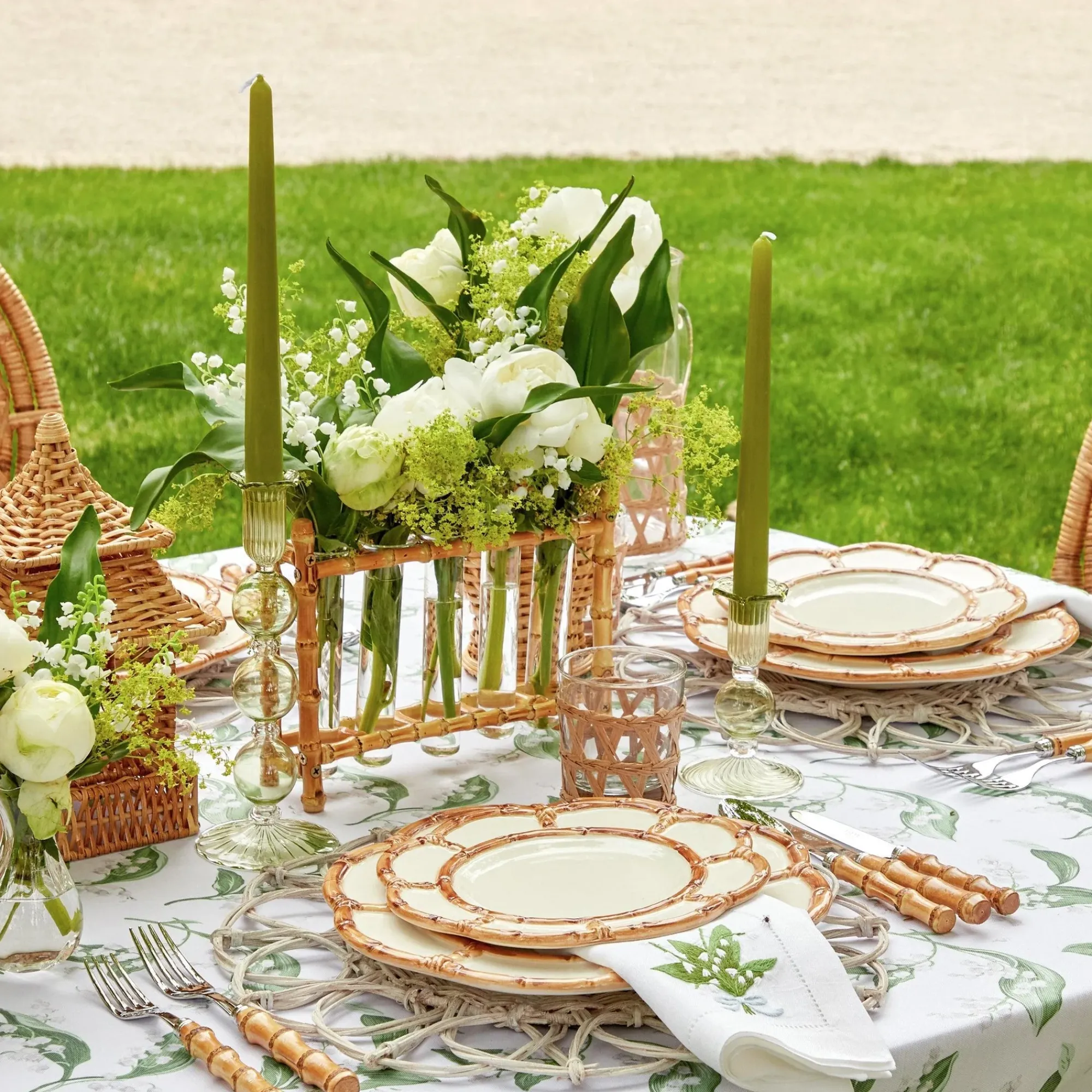 Eden Green Candle Set (Apple Green)|Mrs. Alice Sale