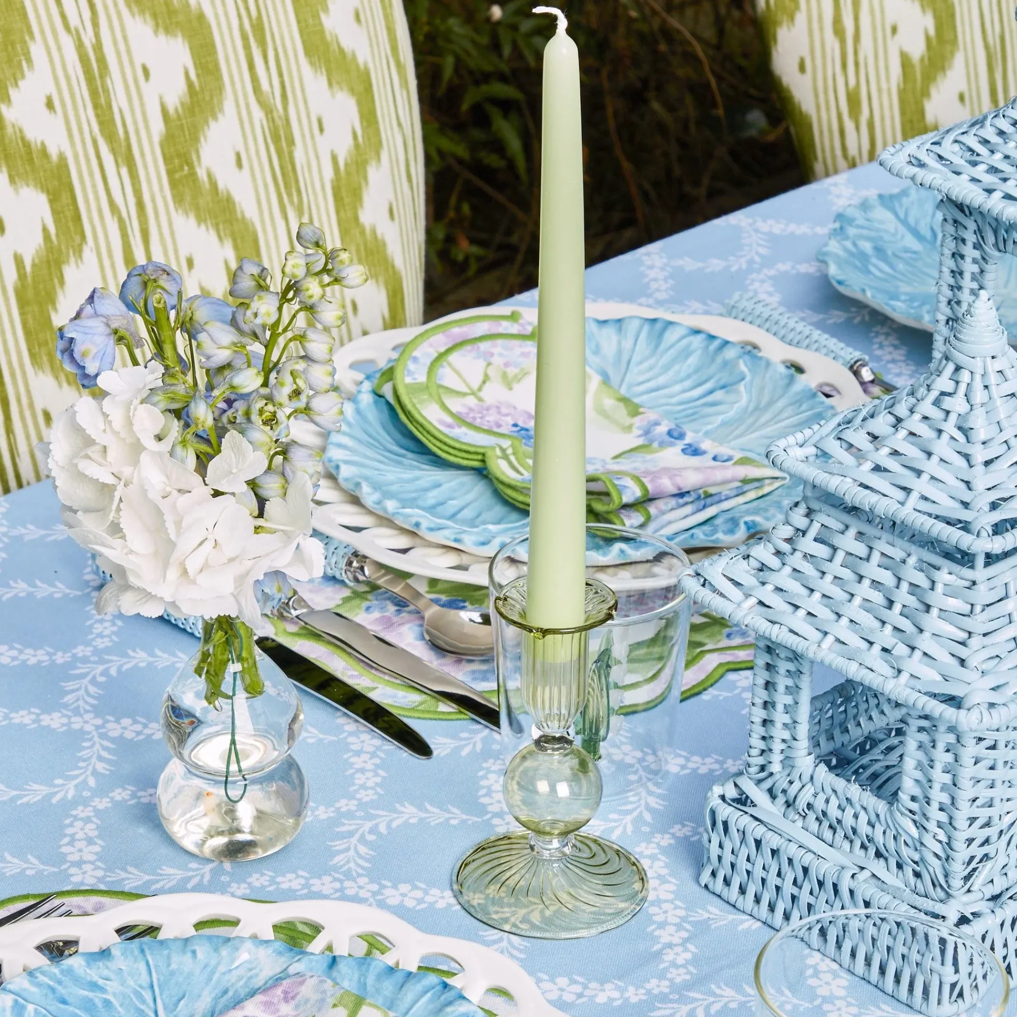 Eden Green Candle Set (Spring Green)|Mrs. Alice Sale