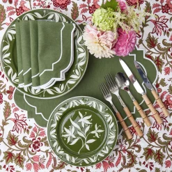 Edie Moss Green Napkins (Set Of 4)|Mrs. Alice