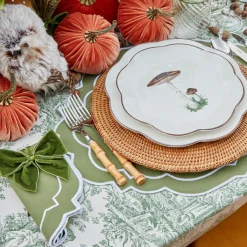 Edie Moss Green Napkins (Set Of 4)|Mrs. Alice