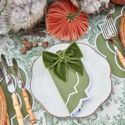 Edie Moss Green Napkins (Set Of 4)|Mrs. Alice