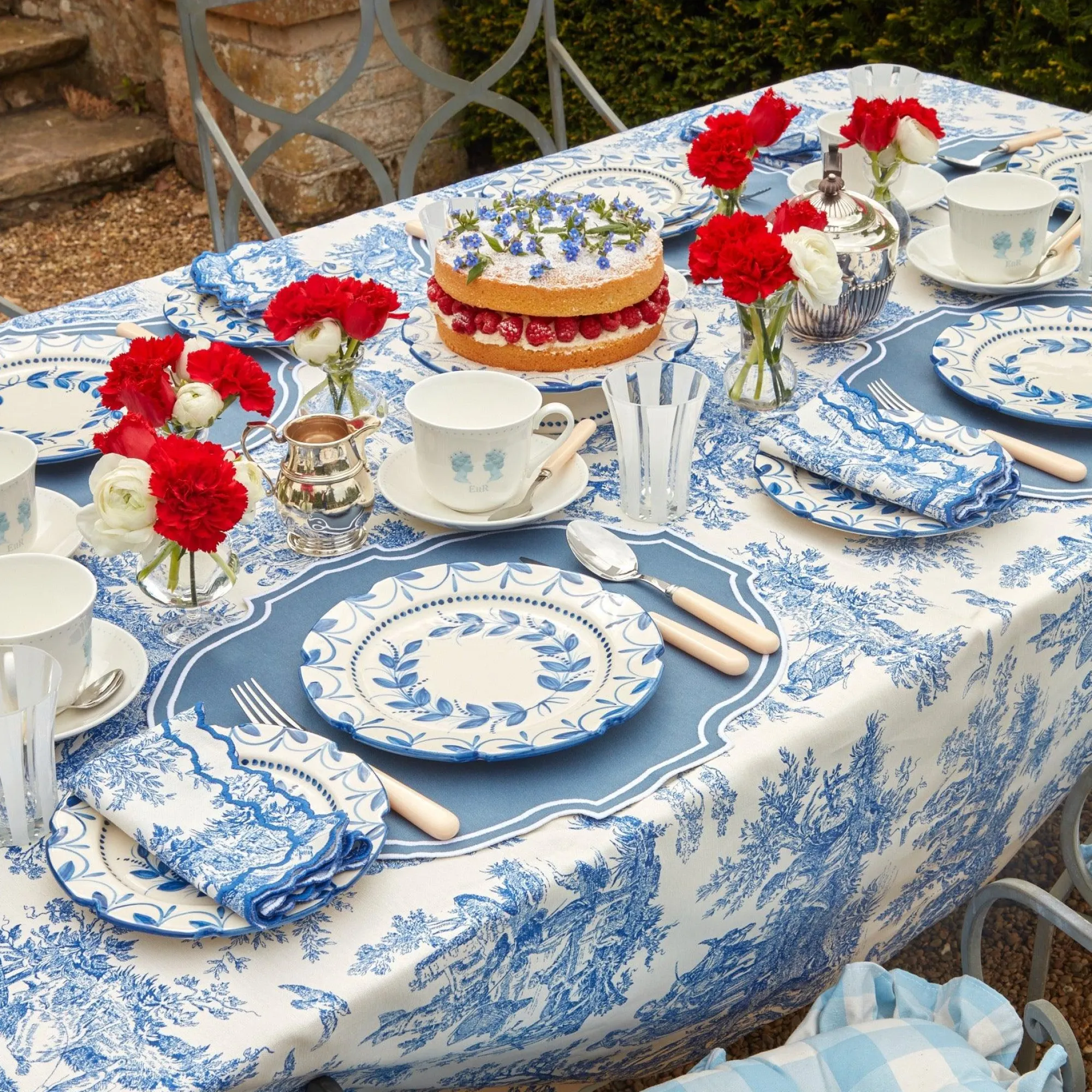 Elizabeth Garland Dinner Plates (Set Of 4)|Mrs. Alice Outlet