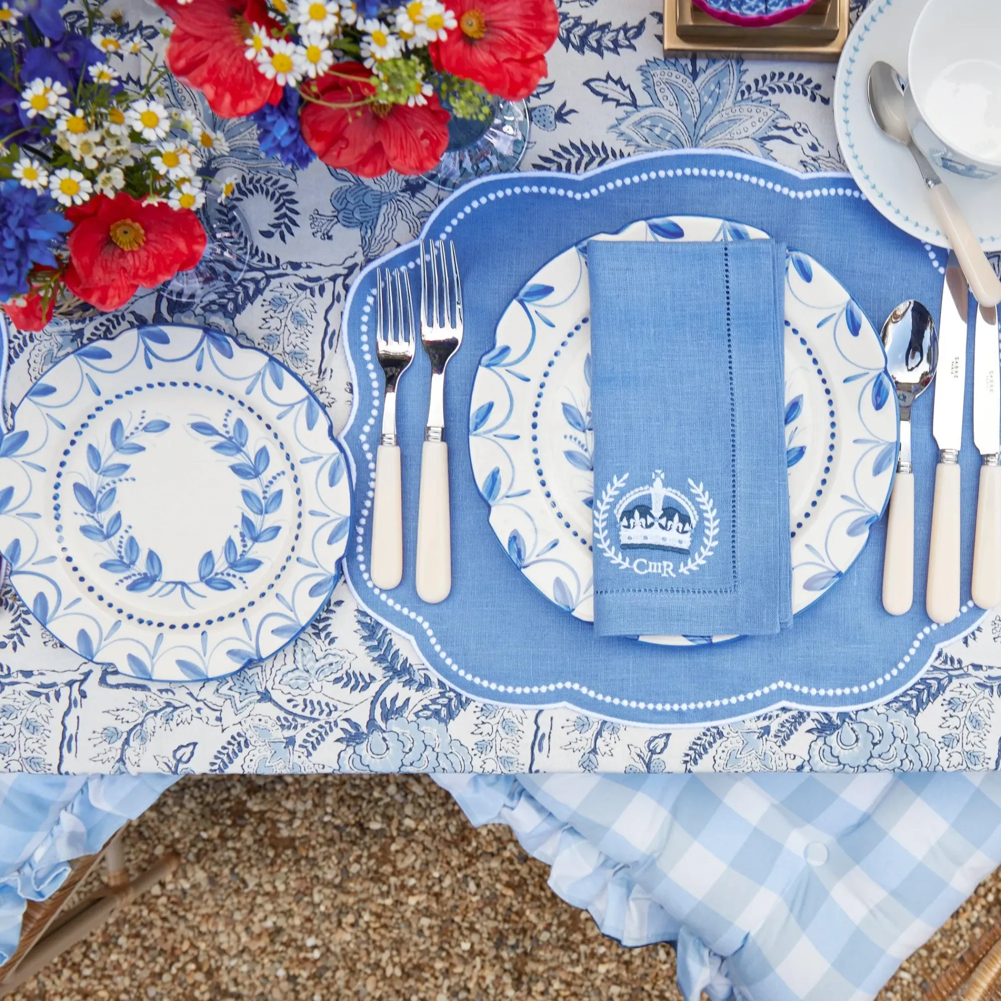 Elizabeth Garland Starter Plates (Set Of 4)|Mrs. Alice Clearance