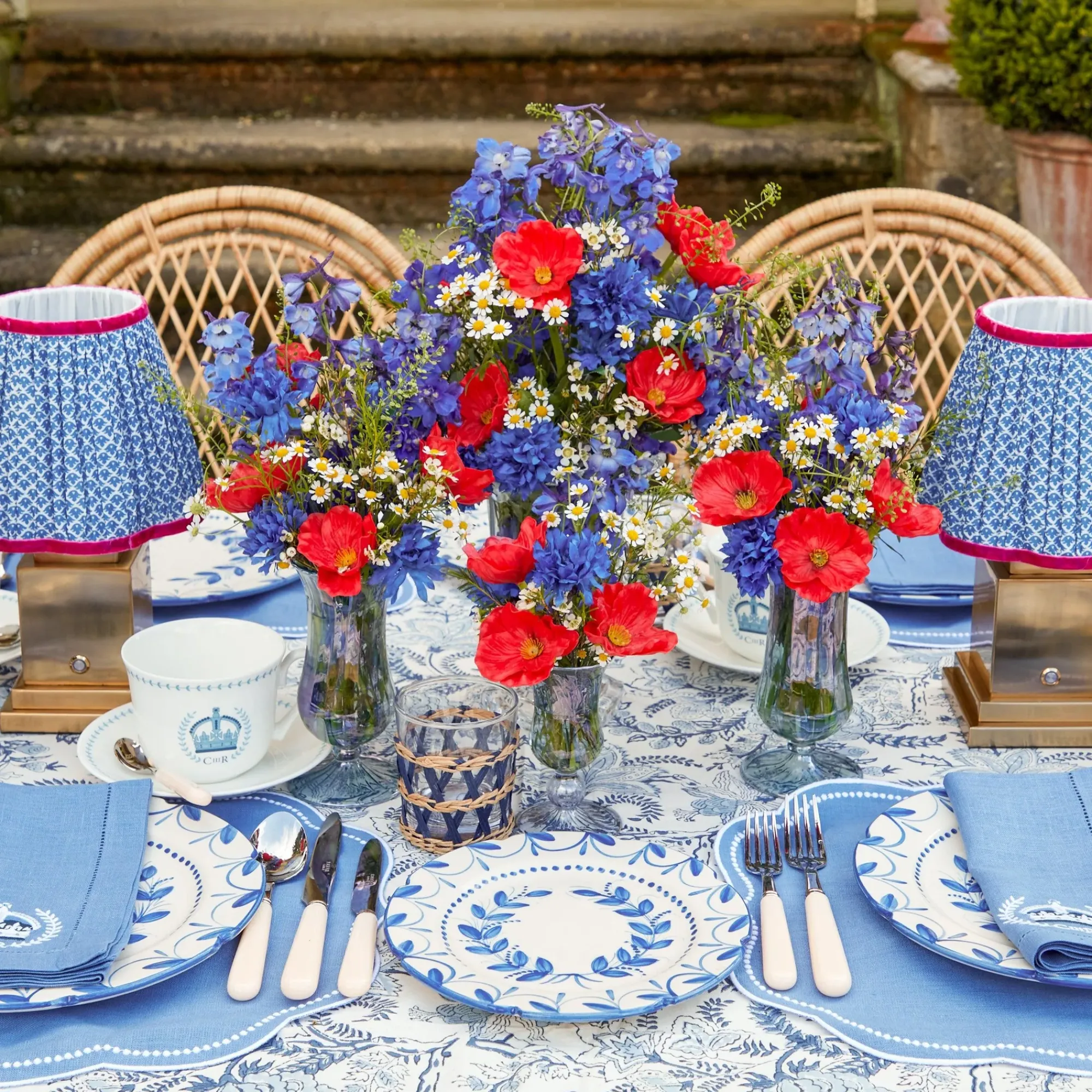 Elizabeth Garland Starter Plates (Set Of 4)|Mrs. Alice Clearance