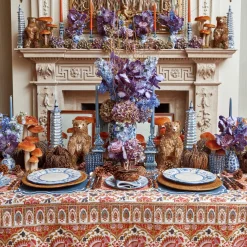 Elodie Blue Candle Holders (Pair)|Mrs. Alice