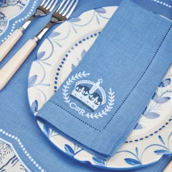 Eloise Blue Placemats & Coronation Napkins (Set Of 4)|Mrs. Alice Online