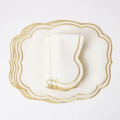 Eloise Gold Napkins (Set Of 4)|Mrs. Alice New