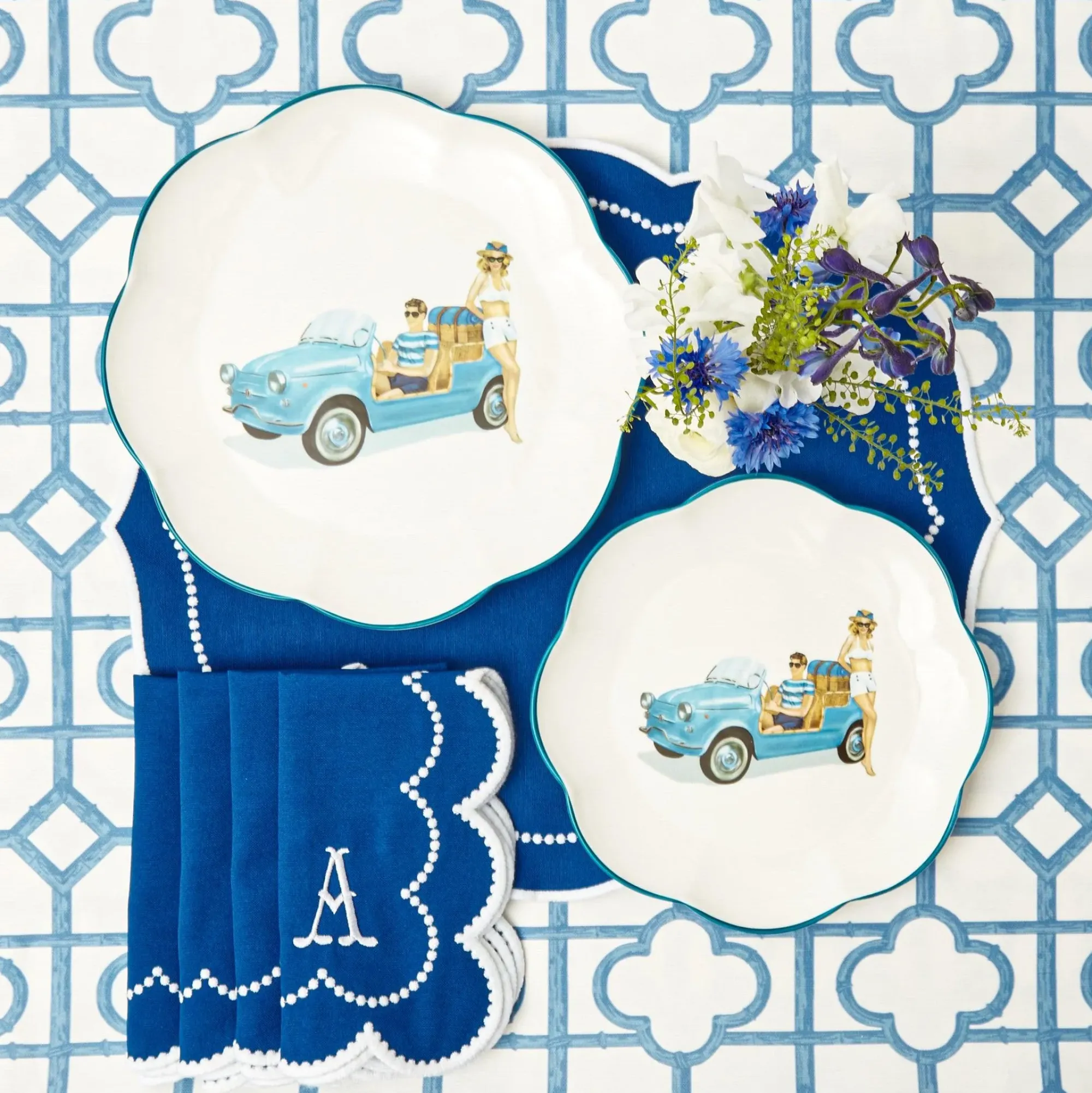 Fiat Jolly Dinner & Starter Plates (Set Of 8)|Mrs. Alice Discount