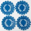 French Blue Garland Dinner Plates (Set Of 4)|Mrs. Alice