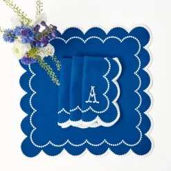 Gabrielle Blue Napkins (Set Of 4)|Mrs. Alice Outlet