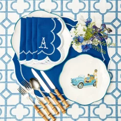Gabrielle Blue Napkins (Set Of 4)|Mrs. Alice Outlet