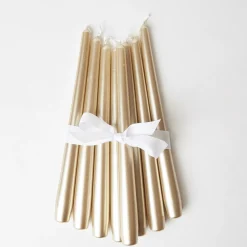 Gold Candles (Set Of 8)|Mrs. Alice Discount