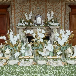 Gold Garland Dinner Plates (Set Of 4)|Mrs. Alice Best